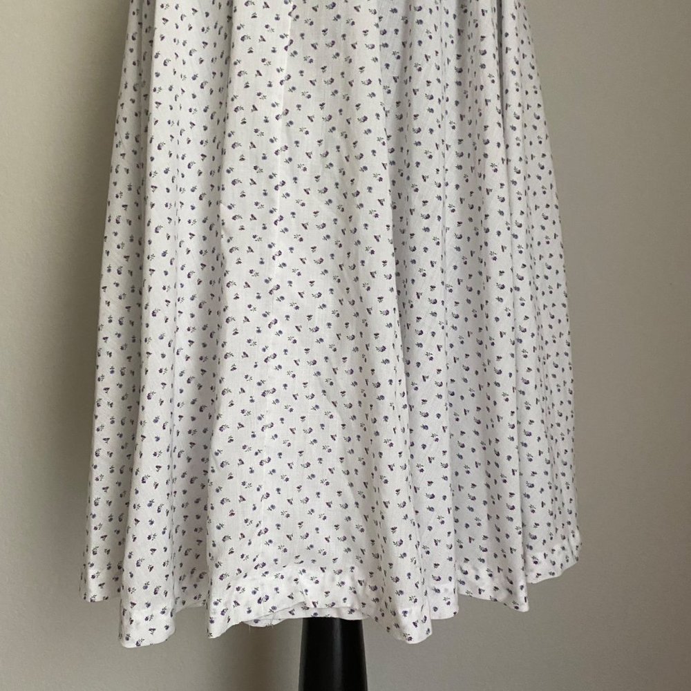 Chez Jodi sz 7 Spaghetti strap 50s vintage flared midi dress - Picture 7 of 7